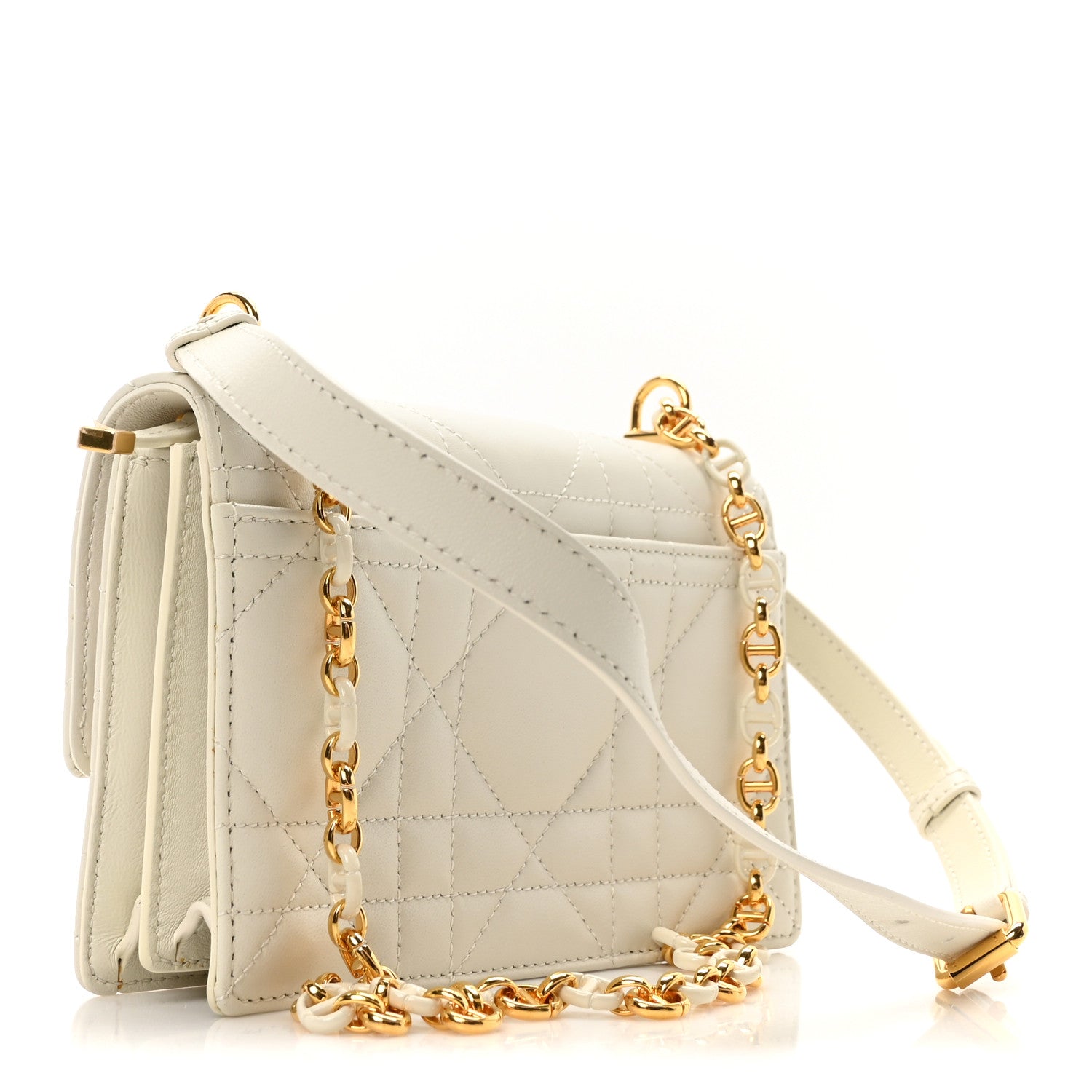 Christian Dior Lambskin Macrocannage Mini Miss Caro Bag Latte 3 of 10