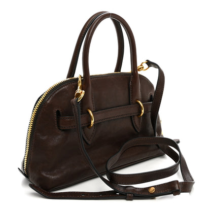 Miu Miu Nappa Aviator Small Aventure Bag Radica 3 of 9
