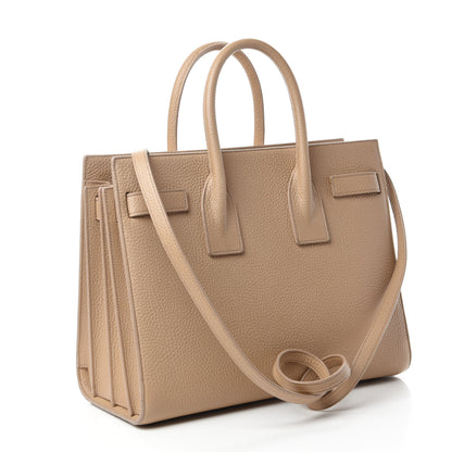 Saint Laurent Grained Calfskin Small Sac De Jour Nude Powder 3 of 14