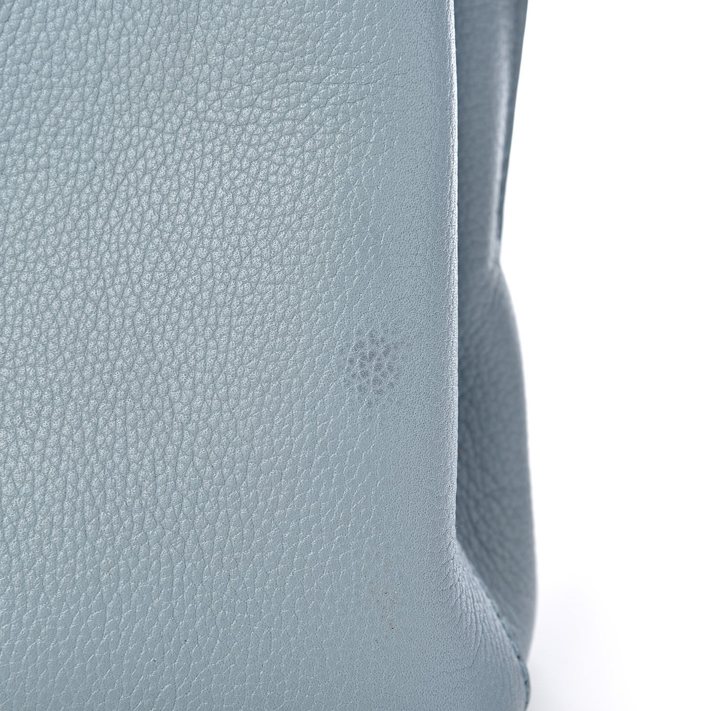 Grained Calfskin Medium Milla Tote Sky Blue