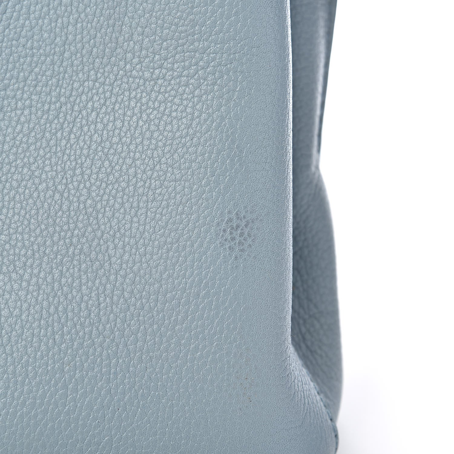 MCM Grained Calfskin Medium Milla Tote Sky Blue 10 of 15
