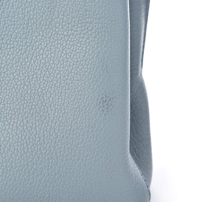 MCM Grained Calfskin Medium Milla Tote Sky Blue 10 of 15