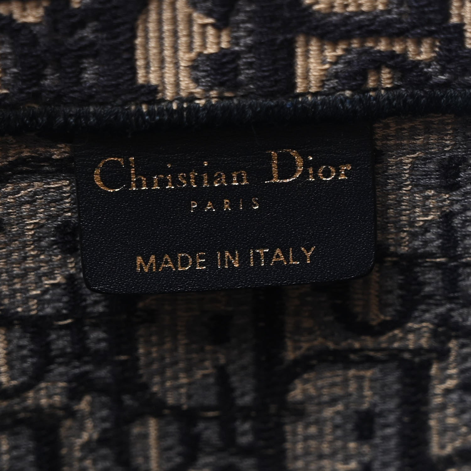 Christian Dior Oblique Large Book Tote Blue Multicolor 5 of 9