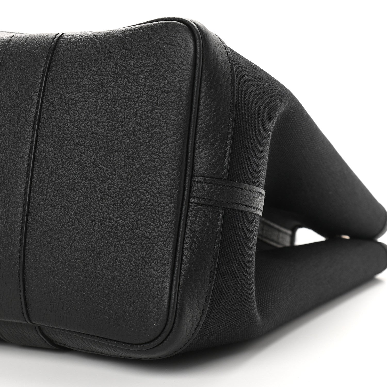 Hermes Toile Militaire Negonda Garden Party Tote 36 MM Black 9 of 9