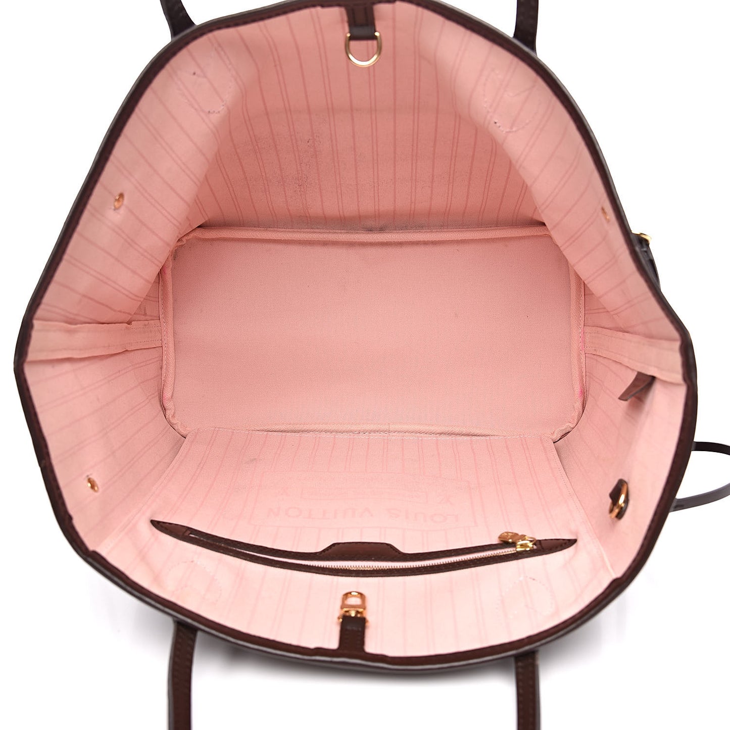 Damier Ebene Neo Neverfull MM Rose Ballerine