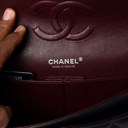 Chanel Caviar Quilted Medium Double Flap Black 8 of 9