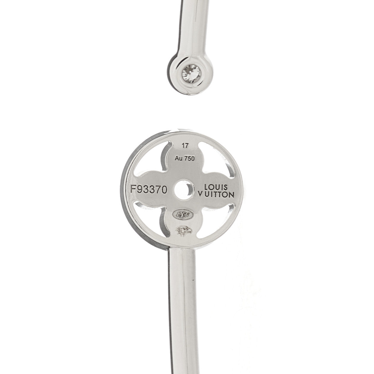 18K White Gold Diamond Idylle Blossom Twist Bracelet
