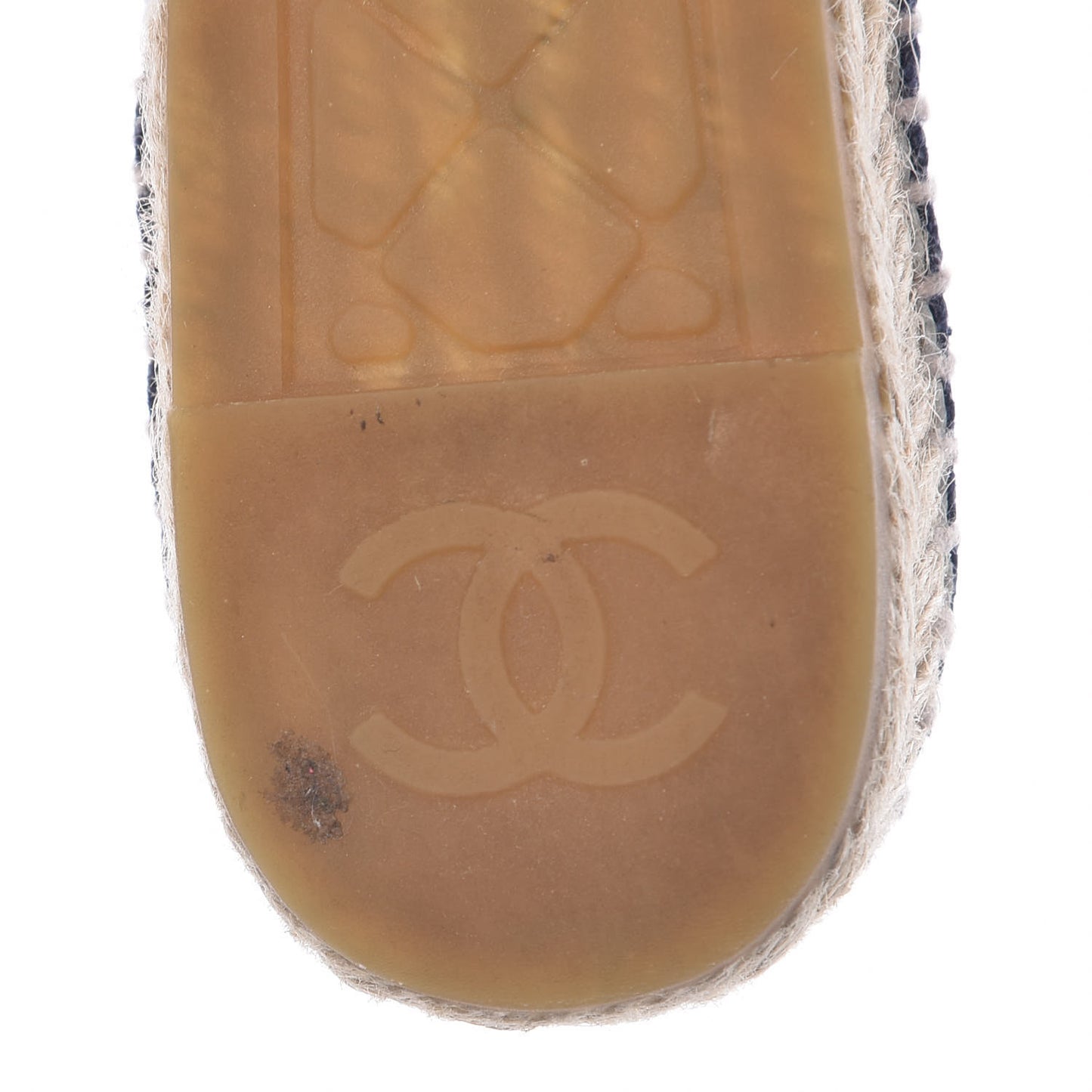 Denim Toile CC Espadrilles 35 Navy Black