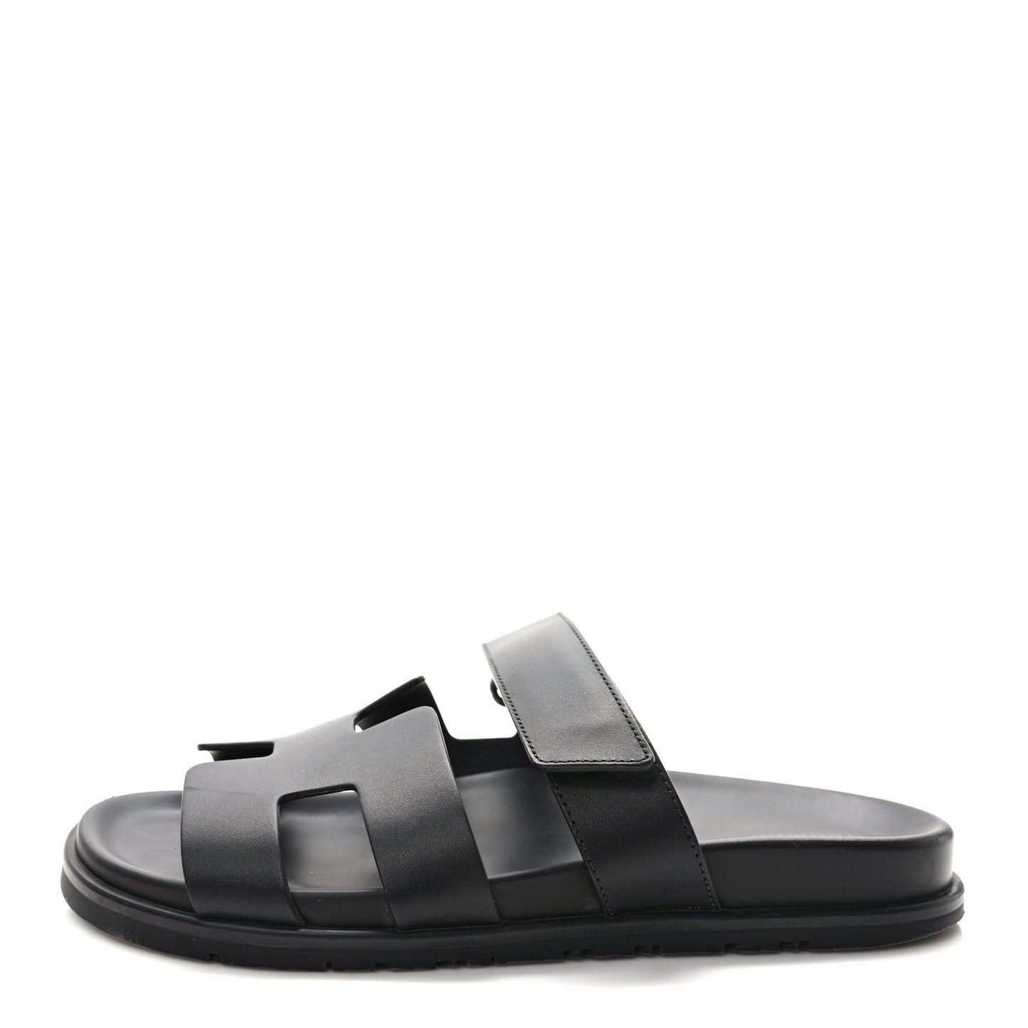 Calfskin Womens Chypre Sandals 39.5 Black
