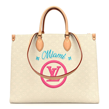 Louis Vuitton Jacquard Monogram Miami Onthego GM 1 of 11