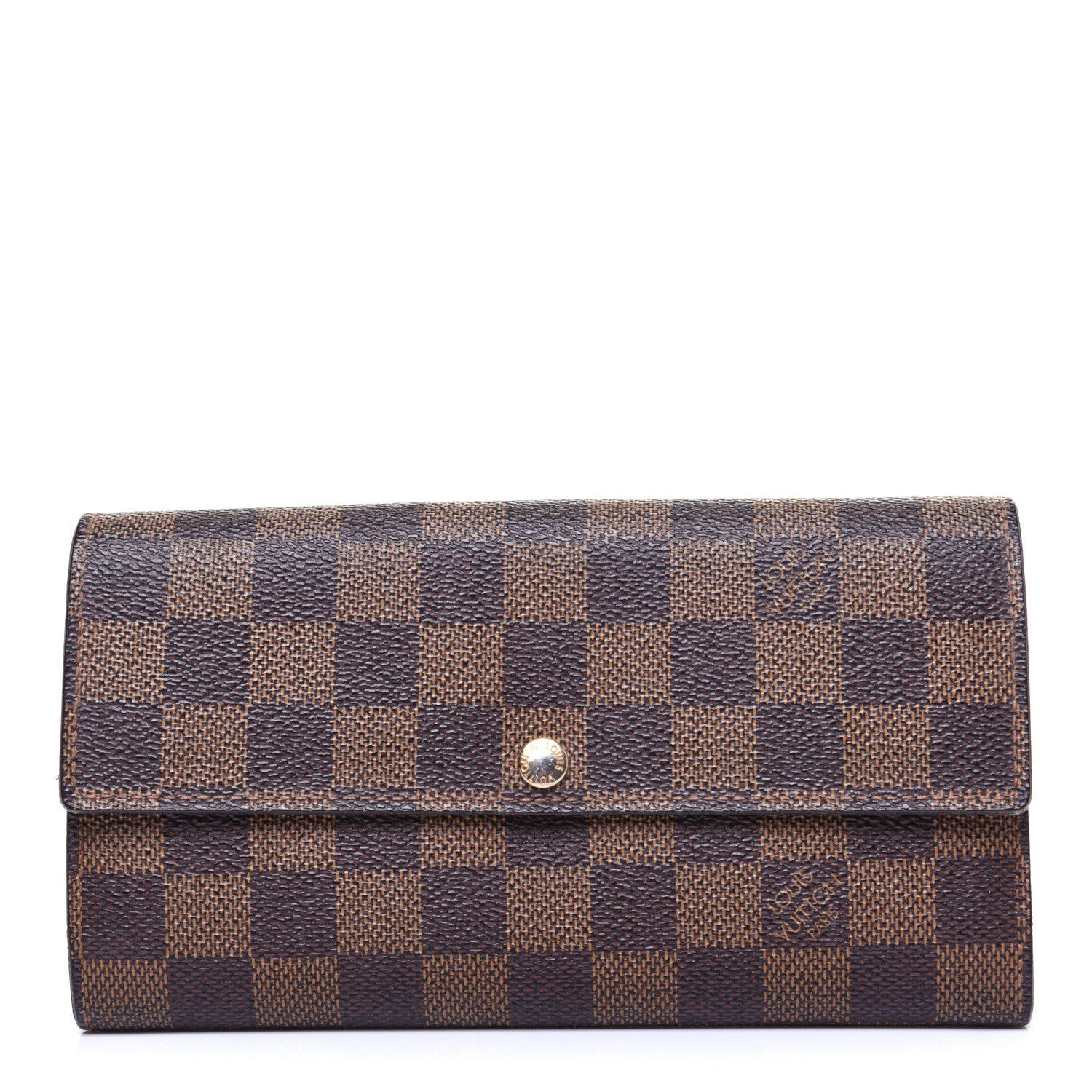 Louis Vuitton Damier Ebene Sarah Wallet 1 of 10