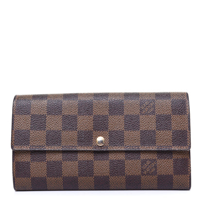 Louis Vuitton Damier Ebene Sarah Wallet 1 of 10