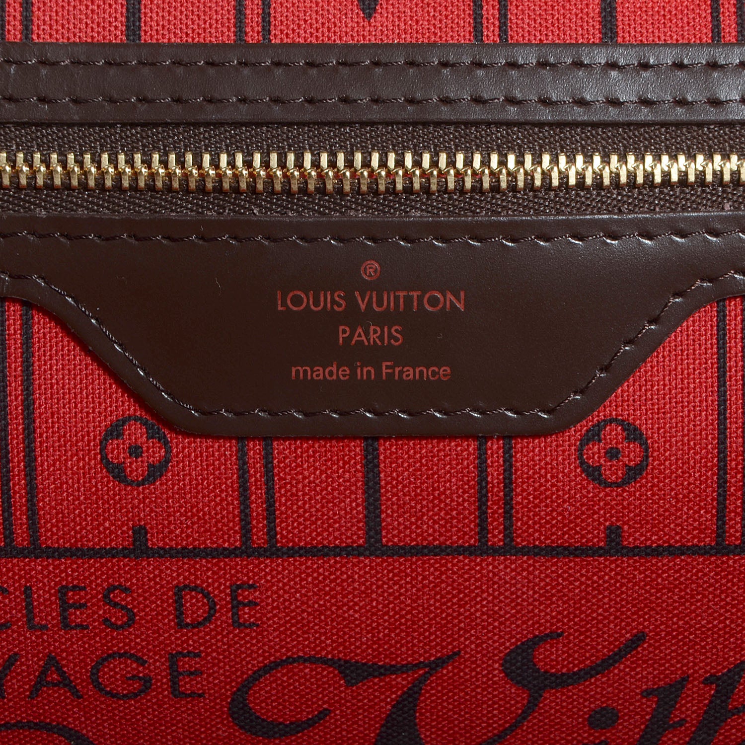 Louis Vuitton Damier Ebene Neverfull MM 6 of 7