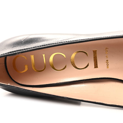 Gucci Malaga Kid Horsebit 75mm Pumps 39 Black 7 of 8