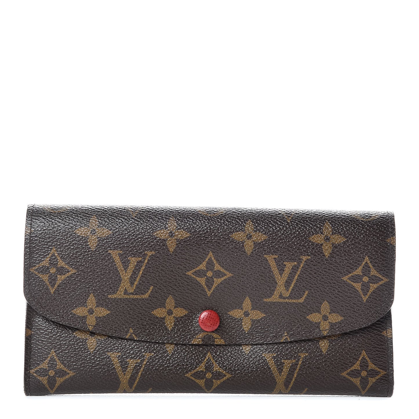Monogram Emilie Wallet Red
