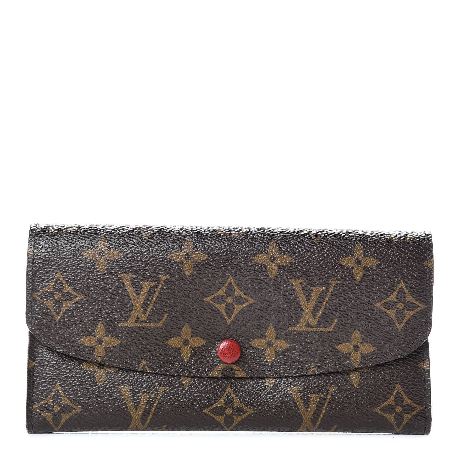 Louis Vuitton Monogram Emilie Wallet Red 1 of 14
