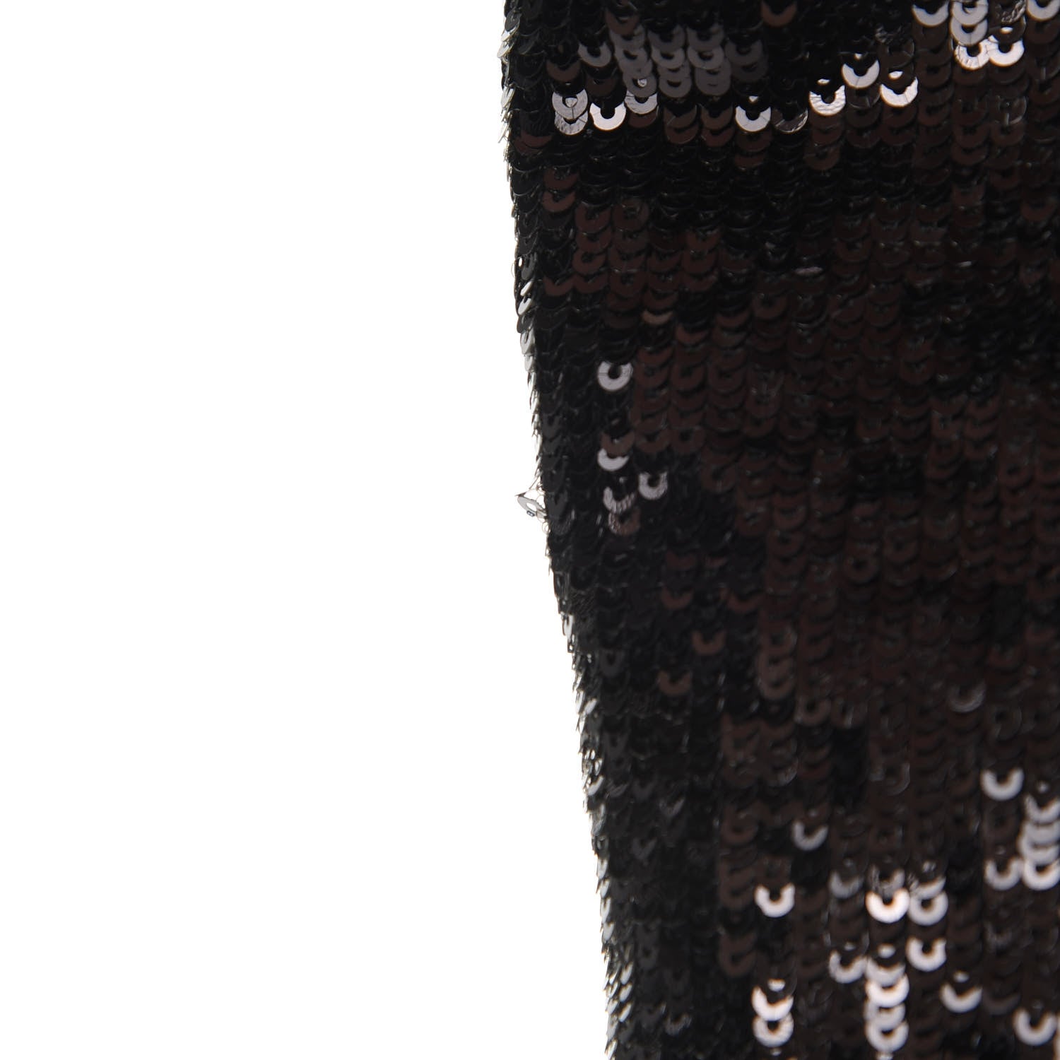 Miu Miu Paillettes Sequin Chain Shopping Bag Black 11 of 11