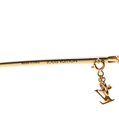 Louis Vuitton Metal LV Square Charm Sunglasses Z1718U Black 5 of 7