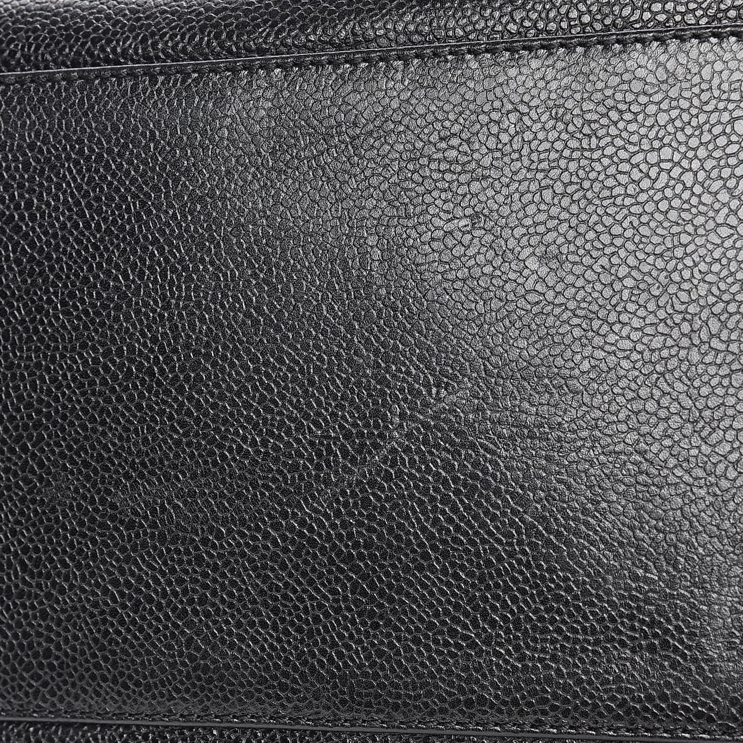 Caviar Large CC Shoulder Bag Black