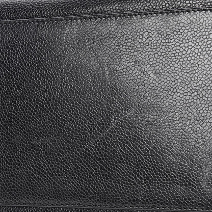 Chanel Caviar Large CC Shoulder Bag Black 10 of 11