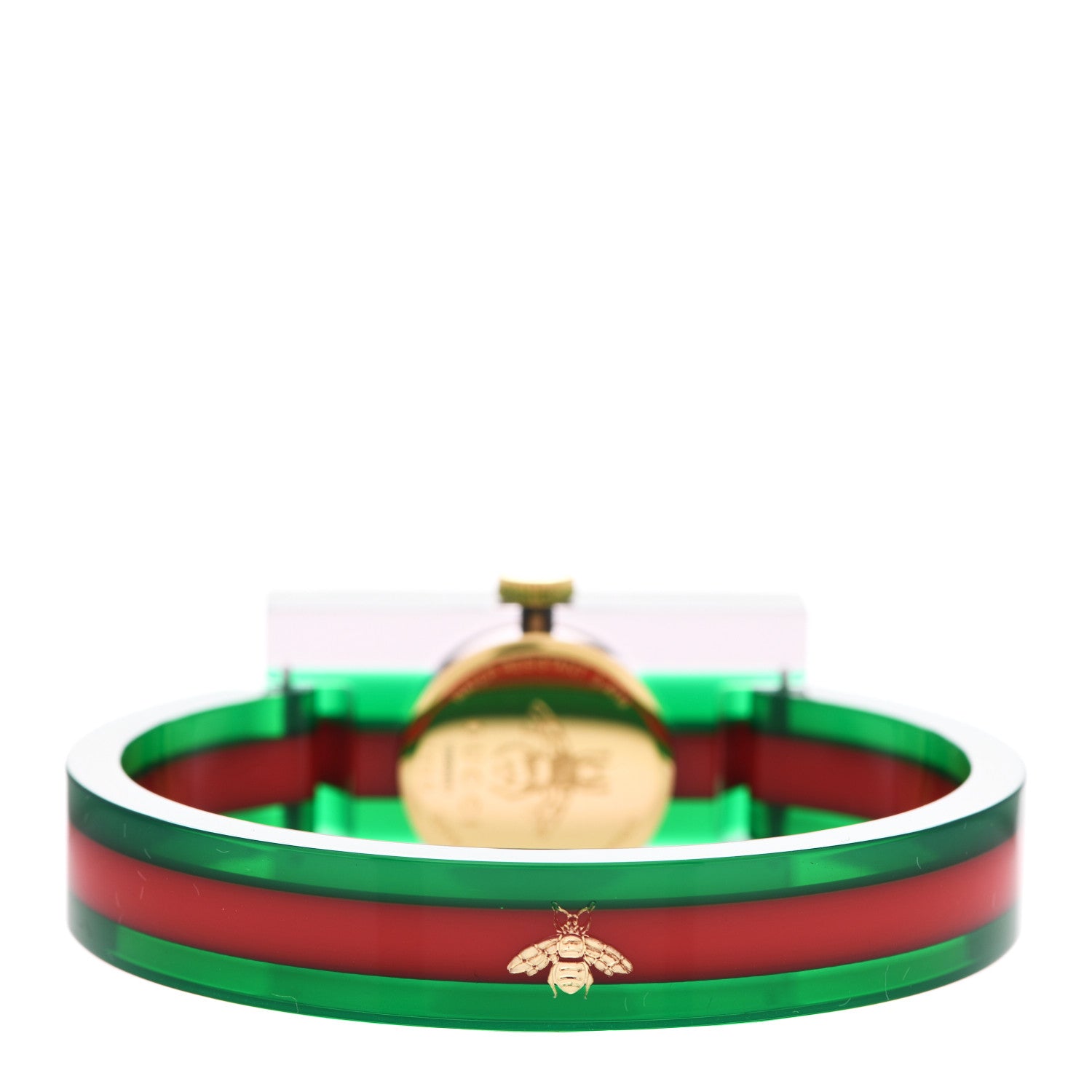 Gucci Stainless Steel Plexiglass 24mm Quartz Watch 3 of 5