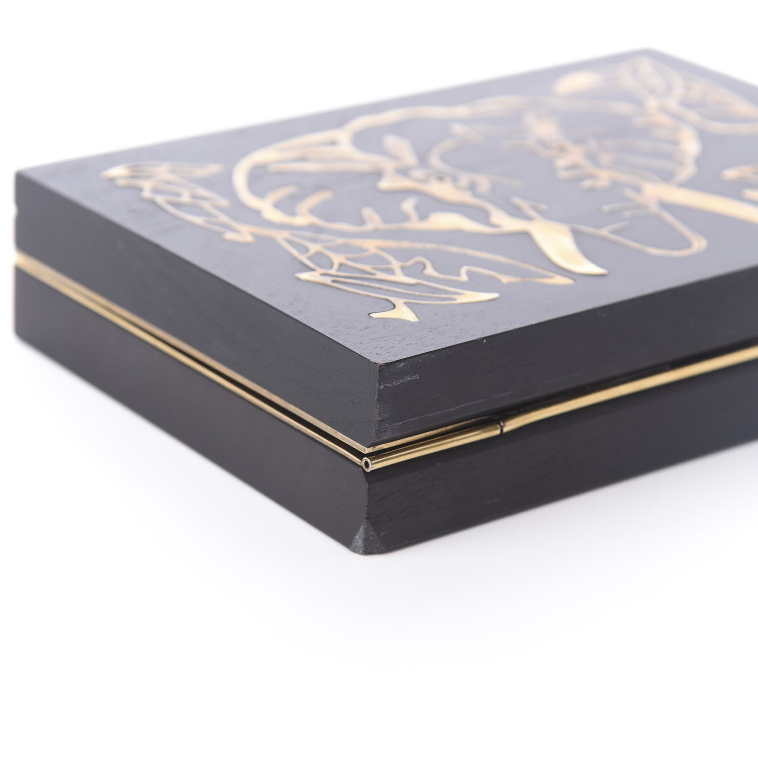 Valentino Garavani Wood Elephant Minaudiere Clutch Black 8 of 9