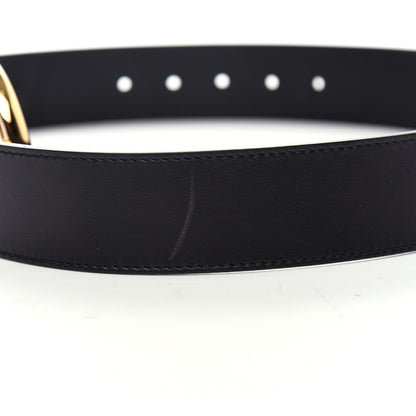 Gucci Plutone Calfskin Double G 40mm Belt 70 28 Black 6 of 6