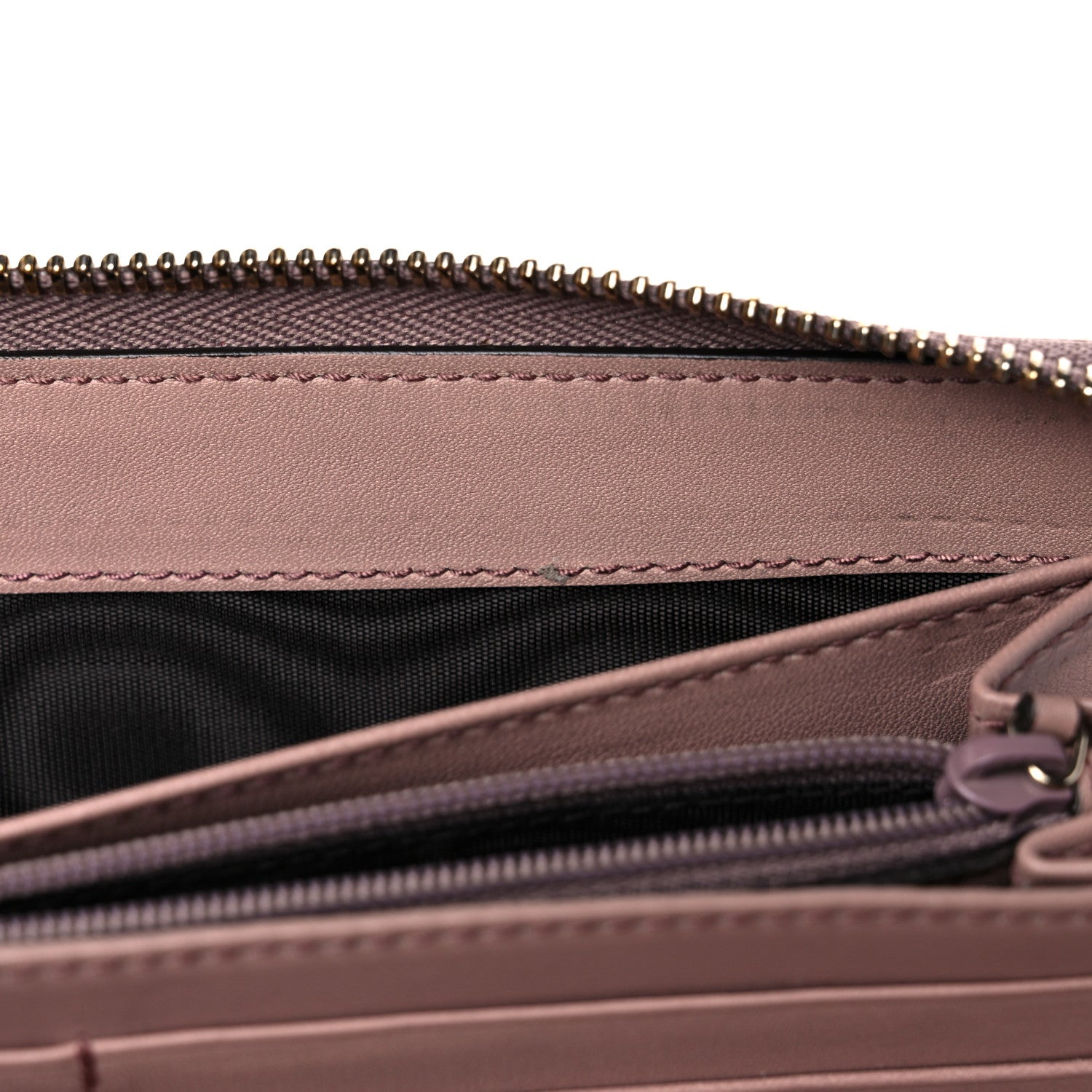 Gucci Patent Soho Zip Around Wallet Dark Cipria 18 of 23