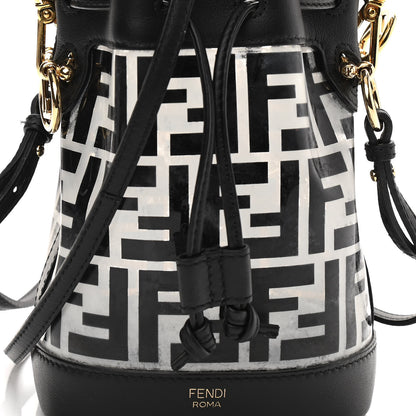 Fendi TPU FF Vitello Grace F is Fendi Mini Mon Tresor Bucket Bag Black 9 of 11