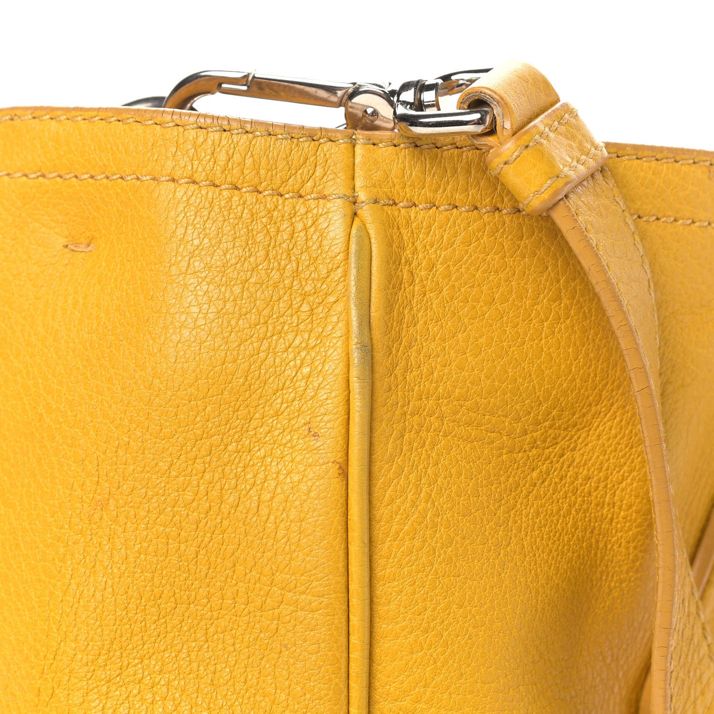 Vitello Daino Braided Tote Mimosa