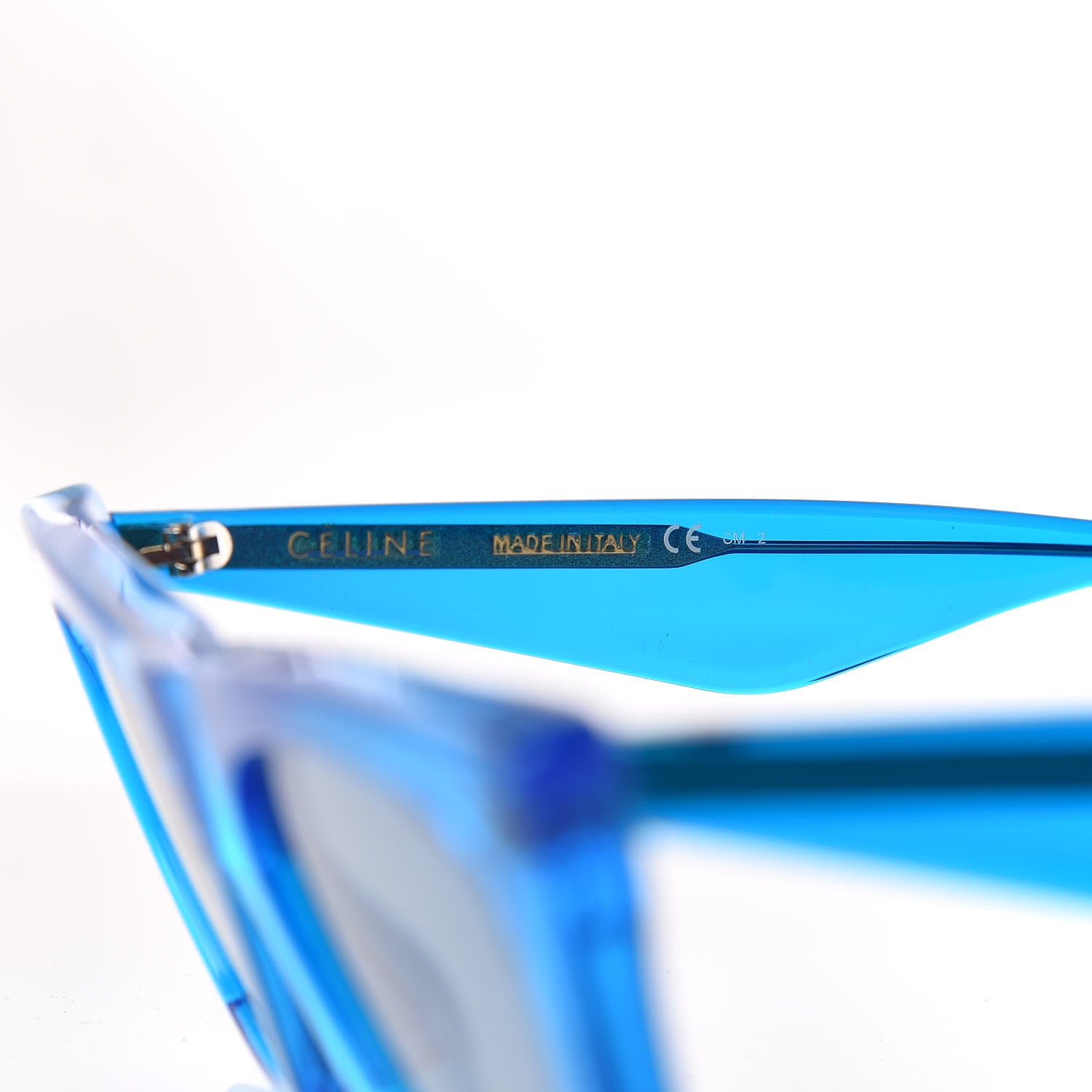 Celine Edge Sunglasses CL 41468/S Blue 6 of 6