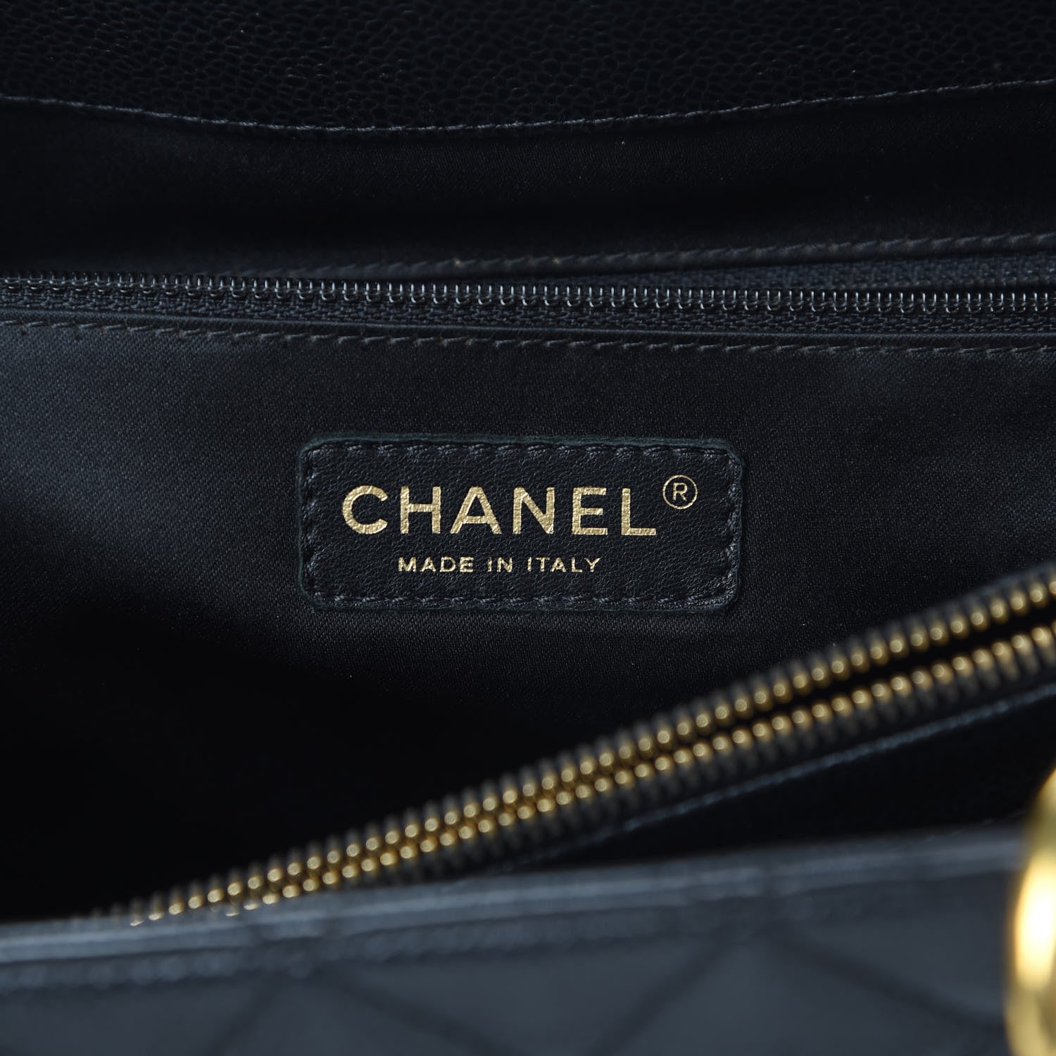 Chanel Caviar Quilted XL Grand Shopping Tote GST Black 6 of 14