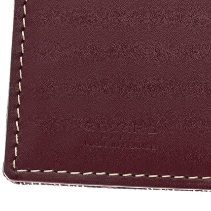 Goyard Goyardine Passport Holder Burgundy 6 of 6
