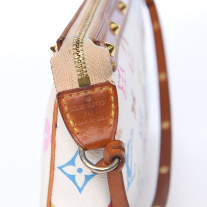Louis Vuitton Monogram Multicolor Pochette Accessories White 7 of 14