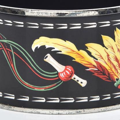 Hermes Enamel Printed Extra Wide Brazil Bracelet 62 6 of 6