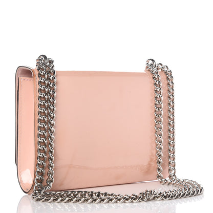 Louis Vuitton Patent Chain Louise MM Rose Ballerine 3 of 17