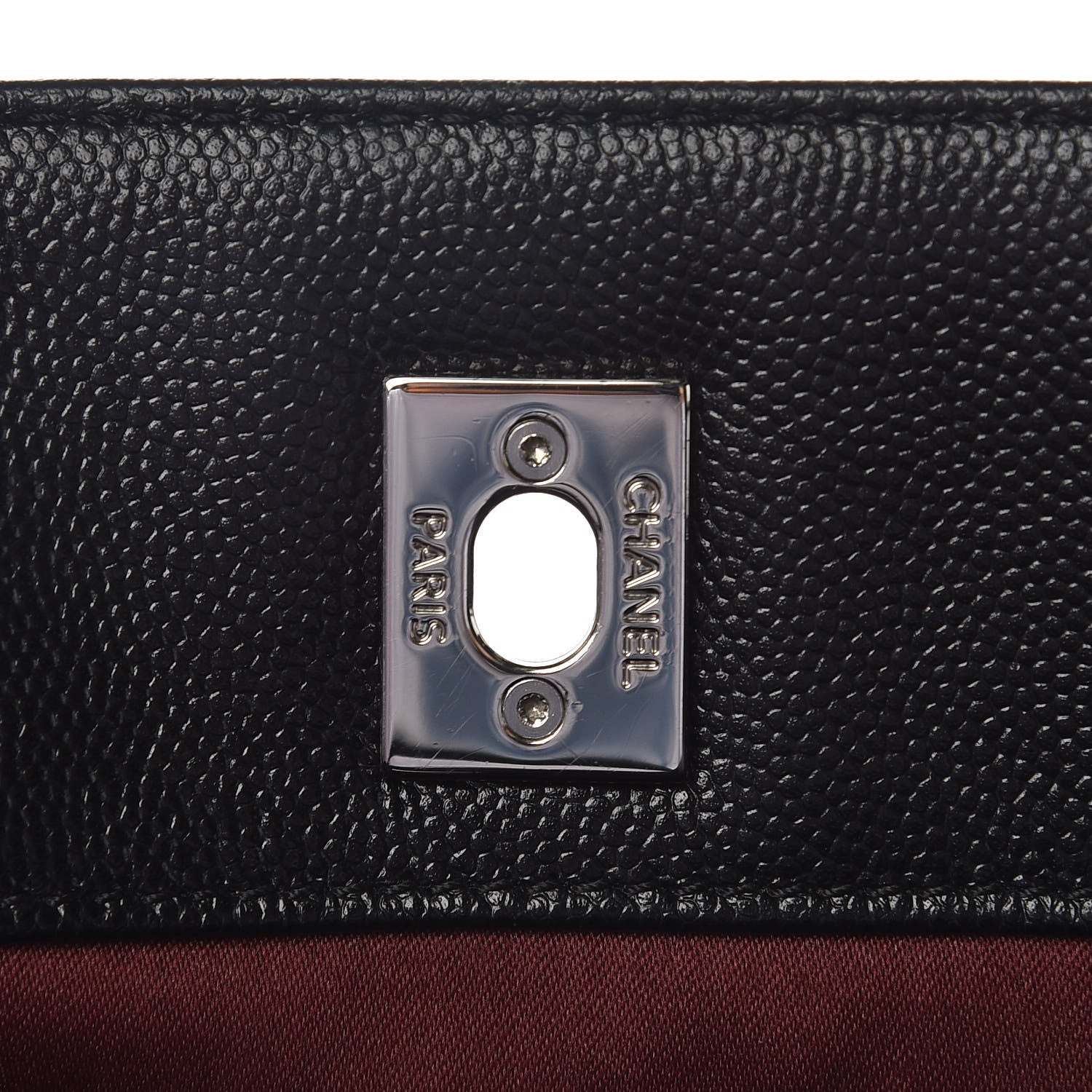 Chanel Caviar Large Cerf Executive Shopper Tote Black 9 of 15