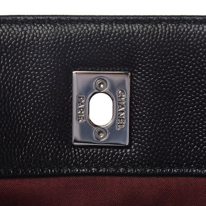 Chanel Caviar Large Cerf Executive Shopper Tote Black 9 of 15