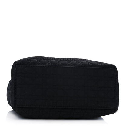 Christian Dior Nylon Cannage Large Lady Dior Black 4 of 12