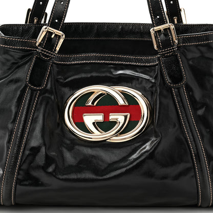 Gucci Dialux Medium Britt Tote Black 8 of 10