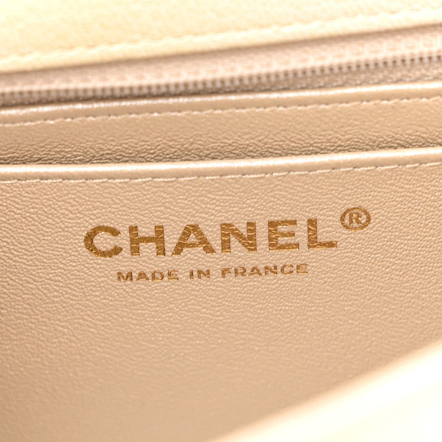 Chanel Metallic Goatskin Quilted Mini Rectangular Flap Gold 6 of 12