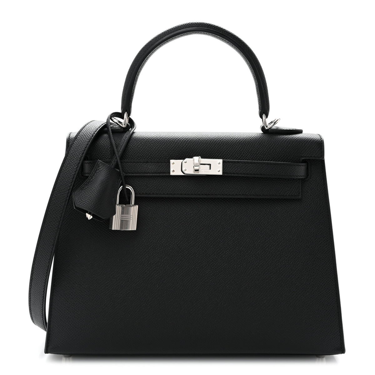 Hermes Epsom Kelly Sellier 25 Black 1 of 10