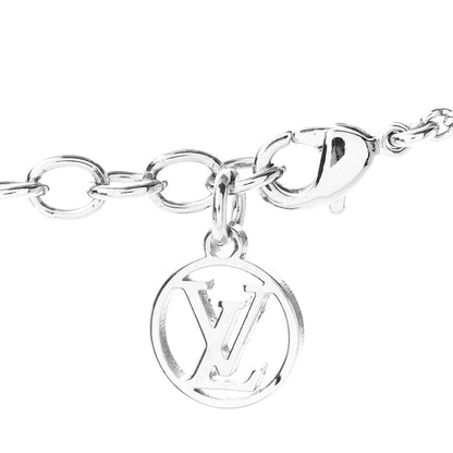 Louis Vuitton Metal Essential V Supple Necklace Silver 4 of 6