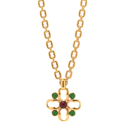 Gucci Resin Necklace Gold 1 of 6