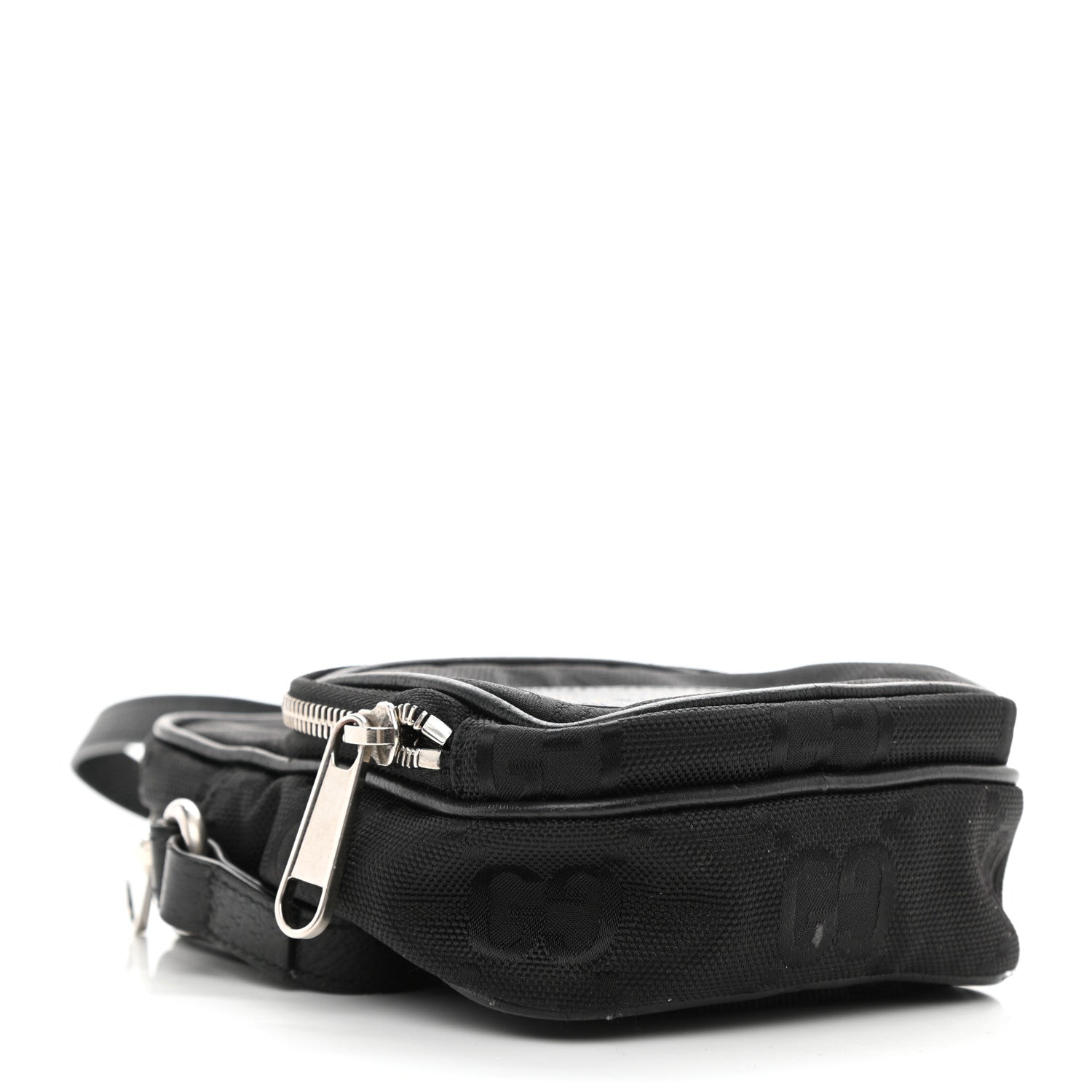Gucci Econyl Nylon Monogram Off The Grid Shoulder Bag Black 3 of 10