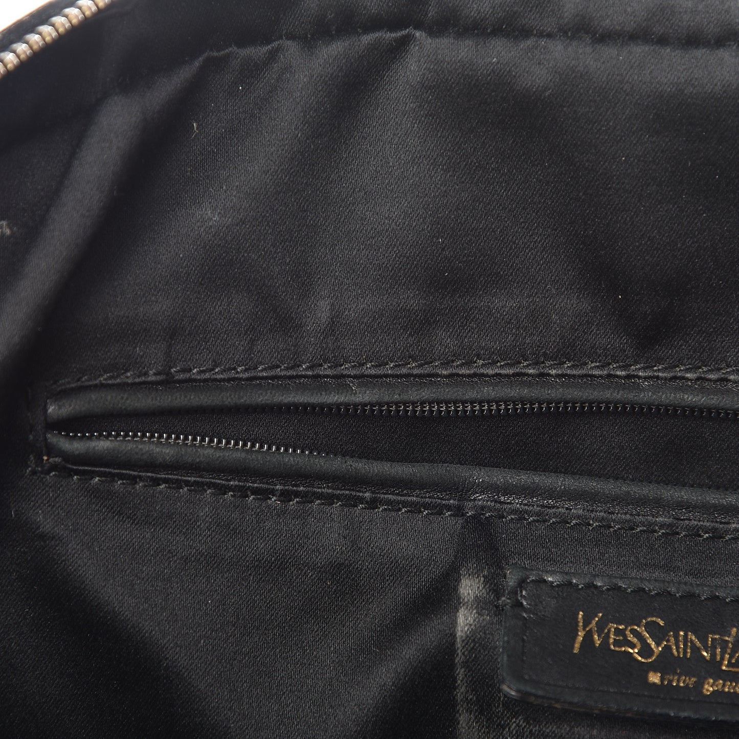 Patent Calfskin Large Muse Black