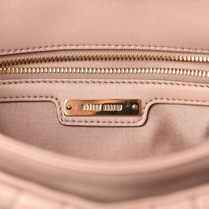 Miu Miu Nappa Matelasse Clutch Cammeo 6 of 10