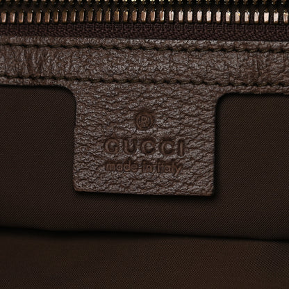 Gucci GG Supreme Monogram Neo Vintage Drawstring Backpack Beige New Acero Crop 6 of 11
