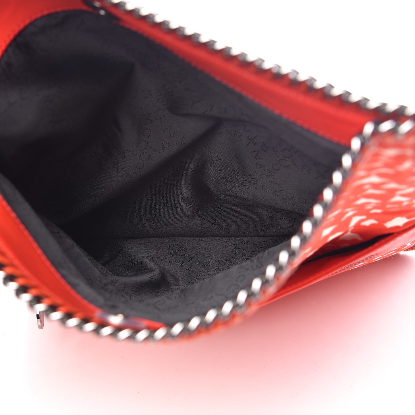 Canvas Falabella Hearts Clutch Flame
