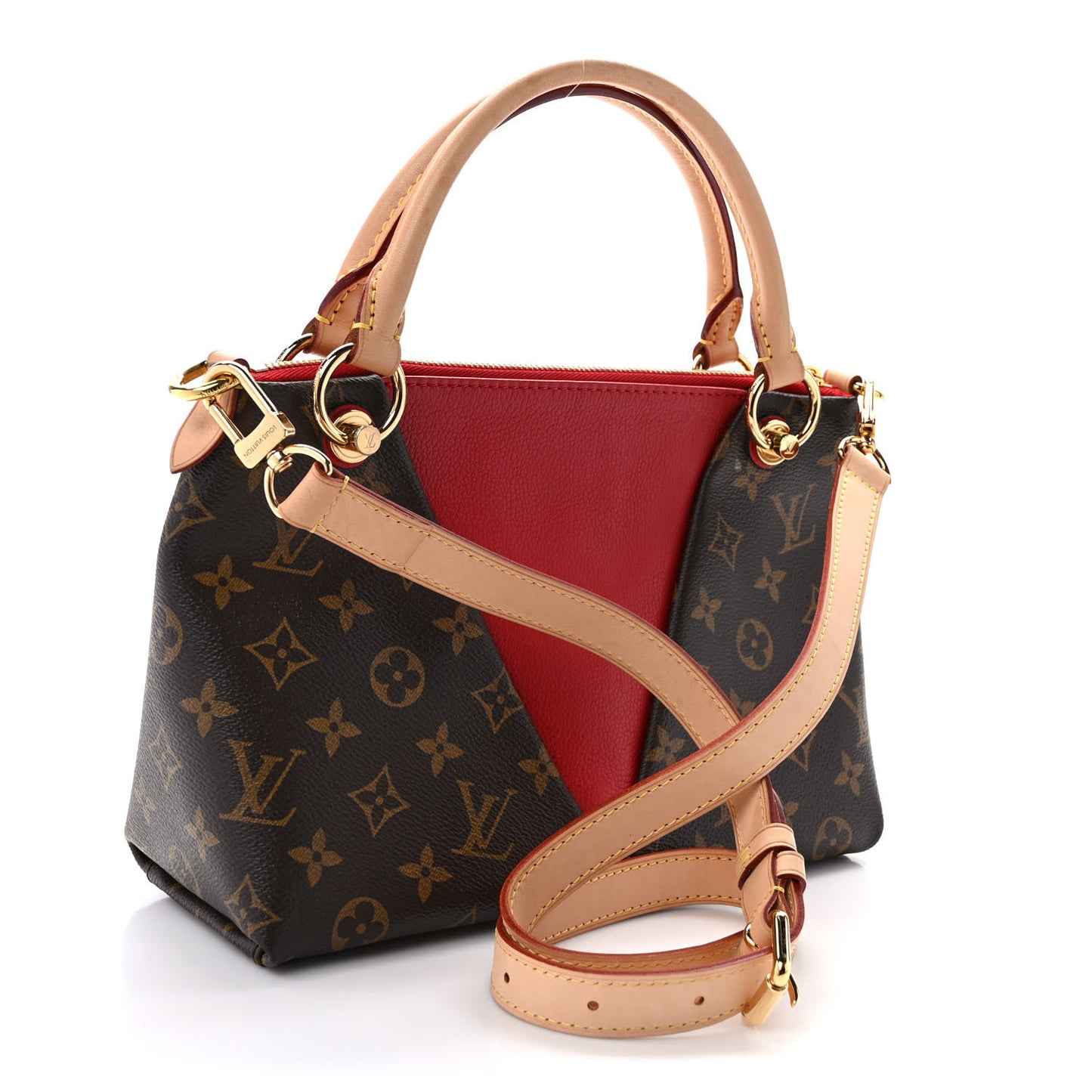 Monogram V Tote BB Cherry